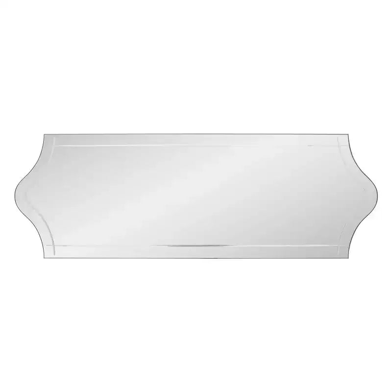 Miroir Mural Rectangulaire Sans Cadre : Design Moderne, Aucun Assemblage Requis, Montage MDF