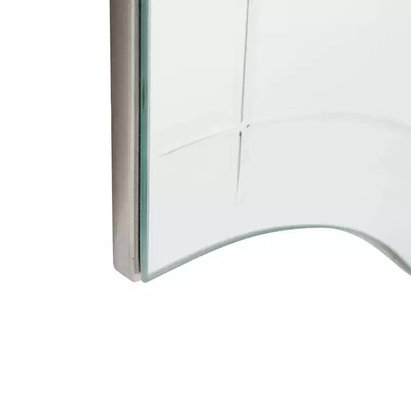 Miroir Mural Rectangulaire Sans Cadre : Design Moderne, Aucun Assemblage Requis, Montage MDF