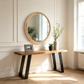 Miroir mural décoratif à cadre en bois