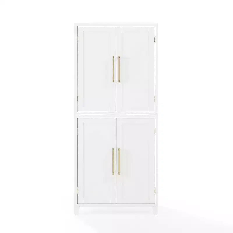 Armoire de rangement de cuisine blanche