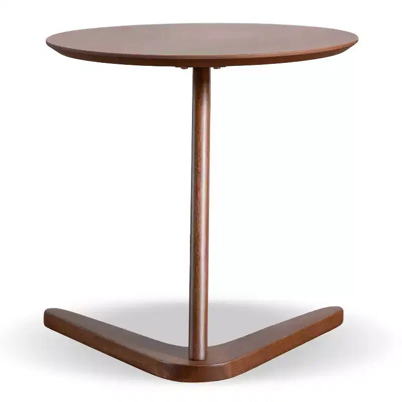 Table d'appoint et chaise Mid-Century Modern Noyer