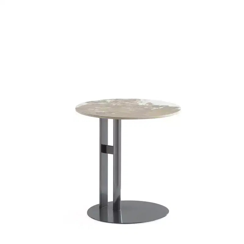 Table d'appoint Comfort en pierre frittée noire