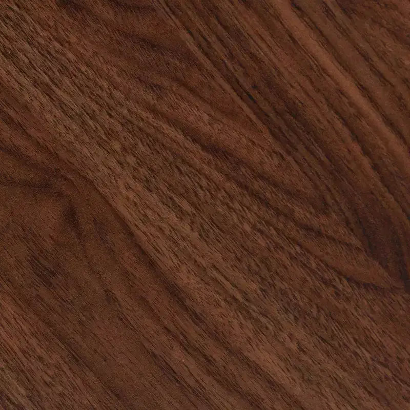Commode en bois à 5 tiroirs Noyer marron/Doré : Design moderne du milieu du siècle, Organisateur de chambre à coucher