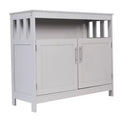 Buffet et vaisselier avec armoire de rangement et étagère supérieure