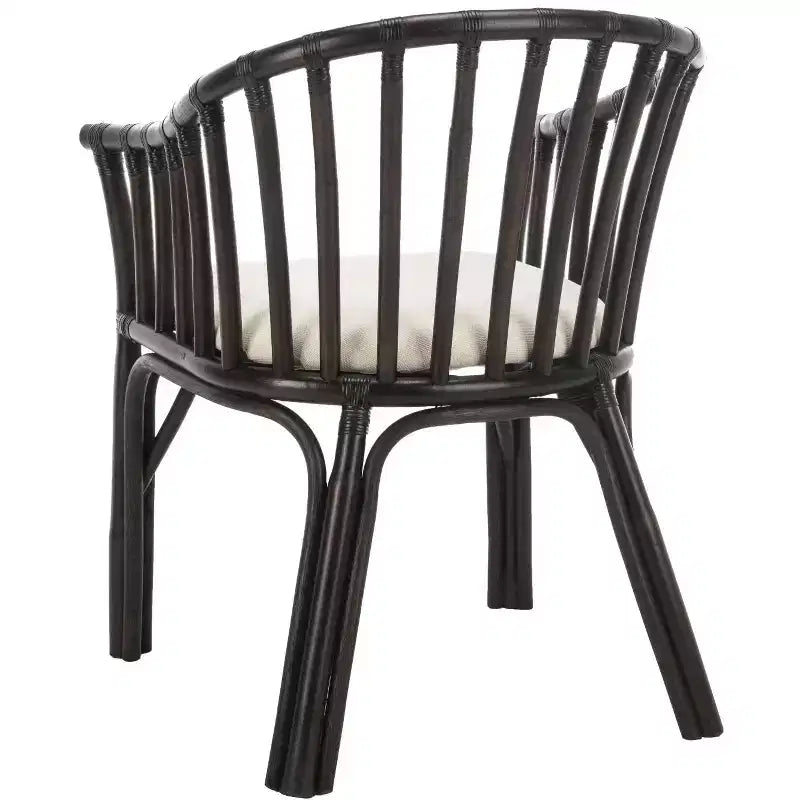 Fauteuil - Marron foncé/Blanc