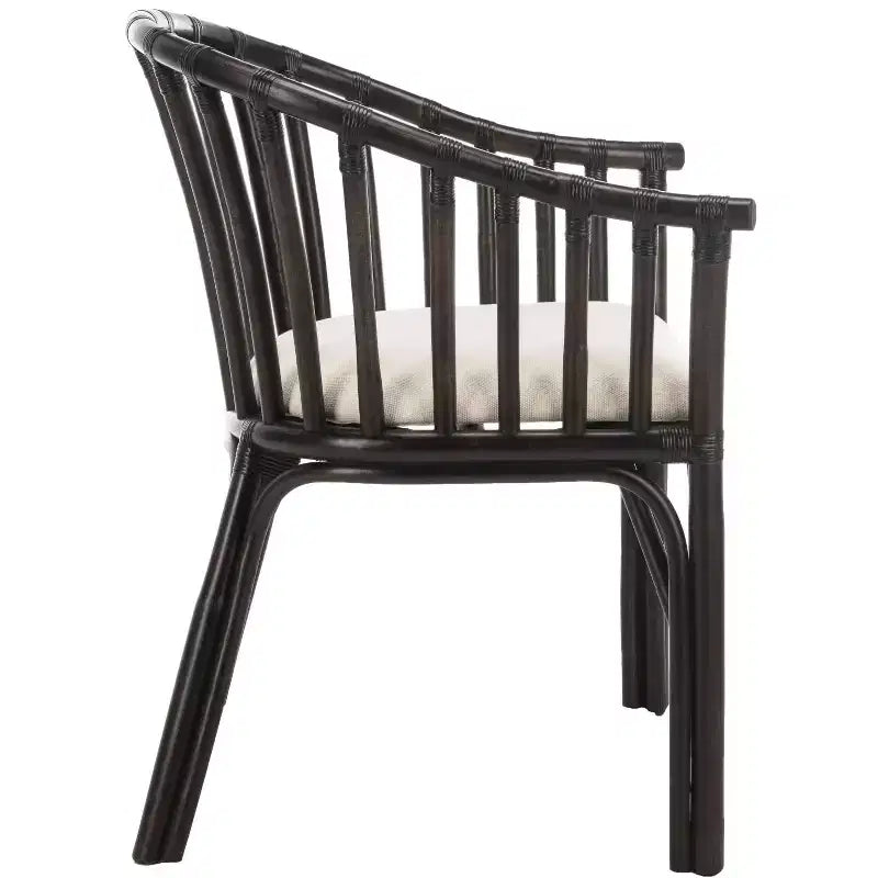 Fauteuil - Marron foncé/Blanc