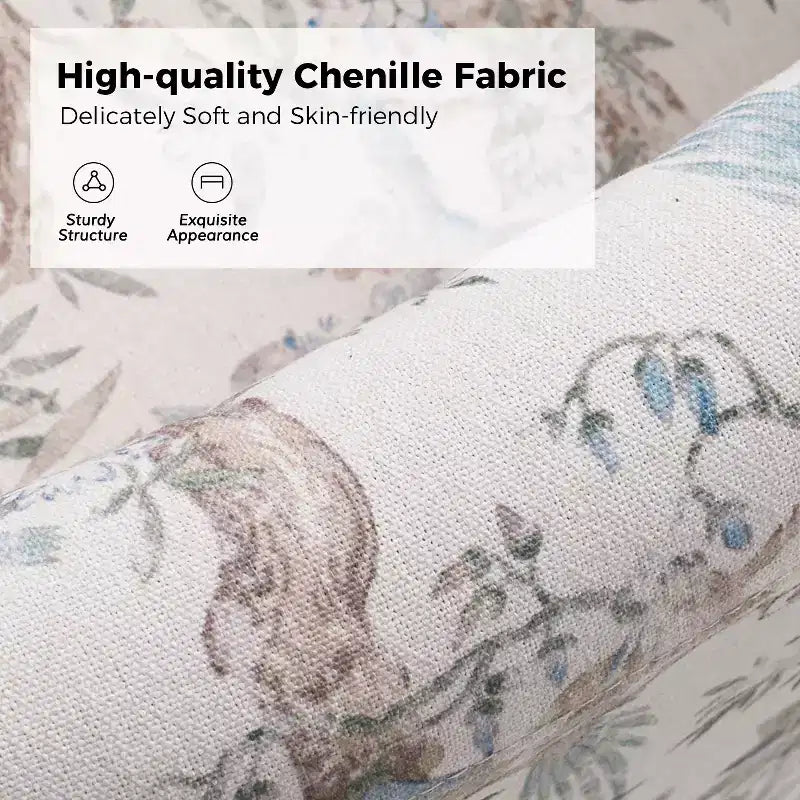 Fauteuil pivotant déhoussable et rembourré de style moderne