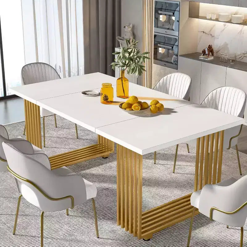 Table de salle à manger moderne de 180 cm pour 6 à 8 personnes