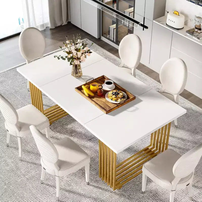 Table de salle à manger moderne de 180 cm pour 6 à 8 personnes