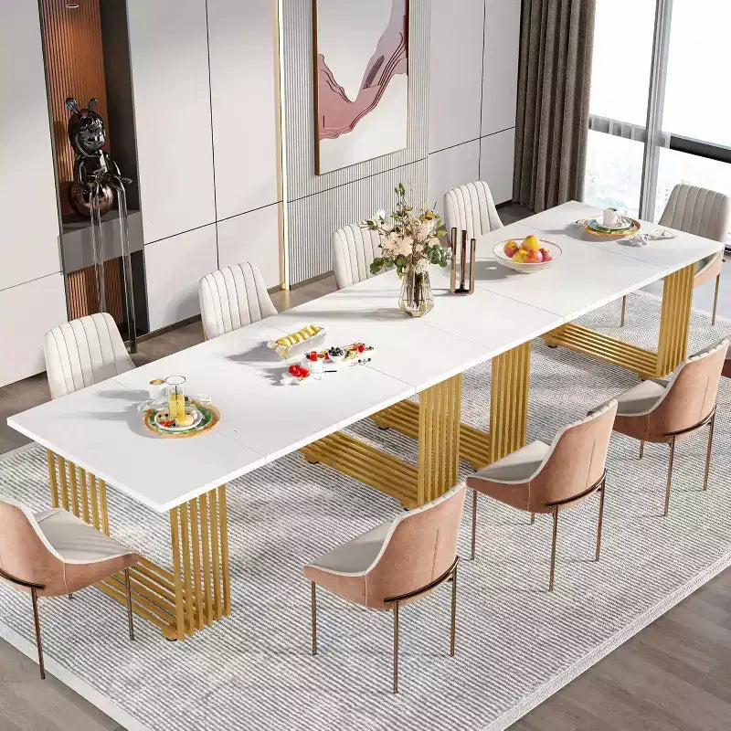 Table de salle à manger moderne de 180 cm pour 6 à 8 personnes