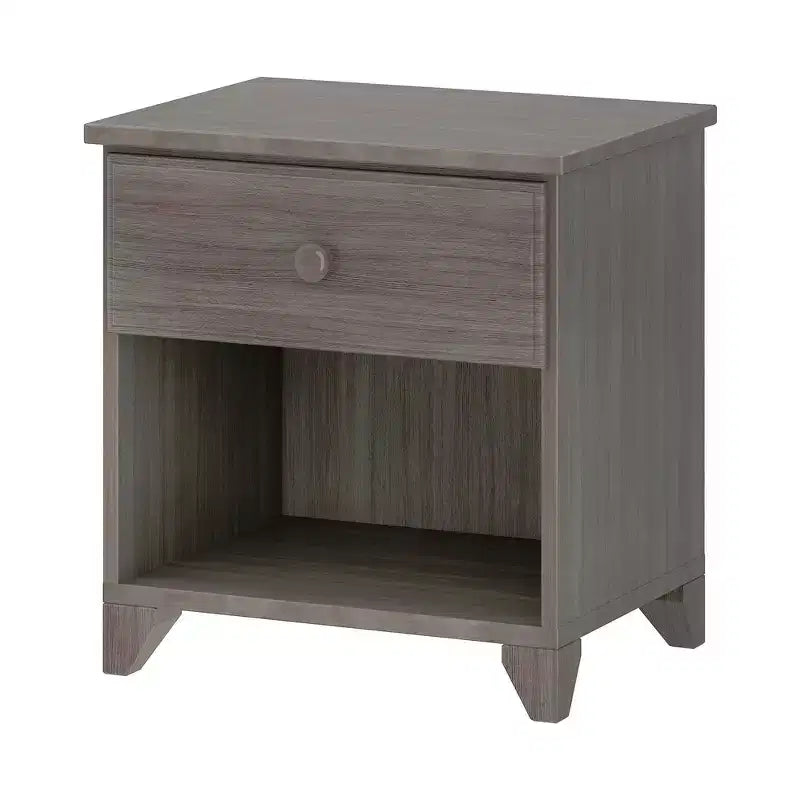 Table de chevet classique en bois avec 1 tiroir, table de chevet/d'appoint pour enfant, petite table de chevet pour chambre à coucher