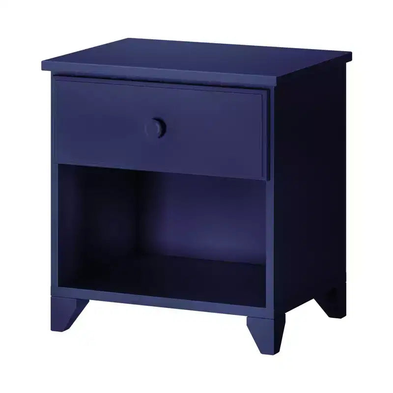 Table de chevet classique en bois avec 1 tiroir, table de chevet/d'appoint pour enfant, petite table de chevet pour chambre à coucher