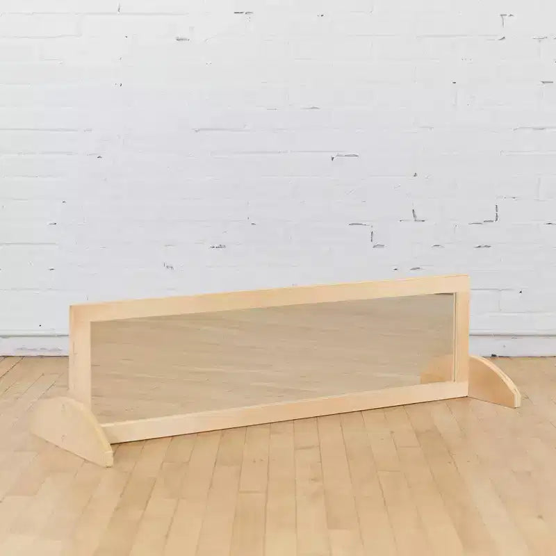 Miroir bidirectionnel double face en bois