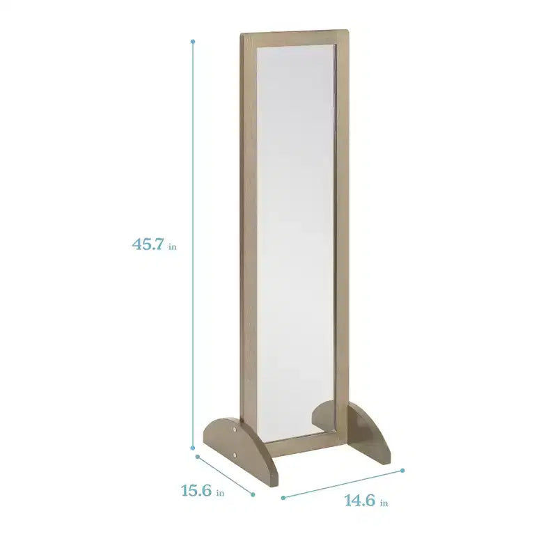 Miroir bidirectionnel double face en bois