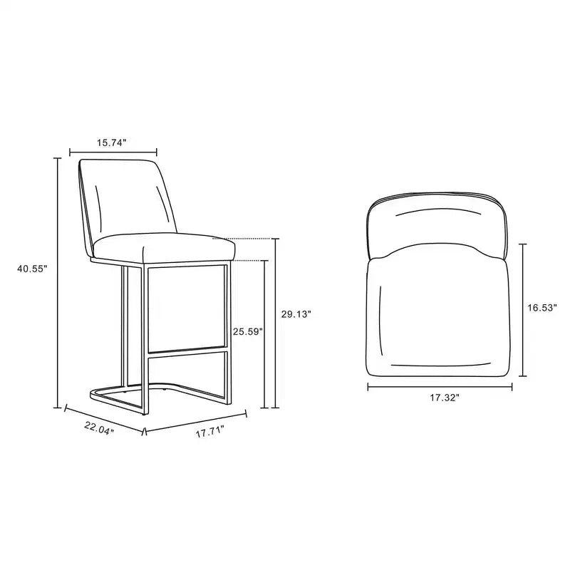Tabourets de bar confortables