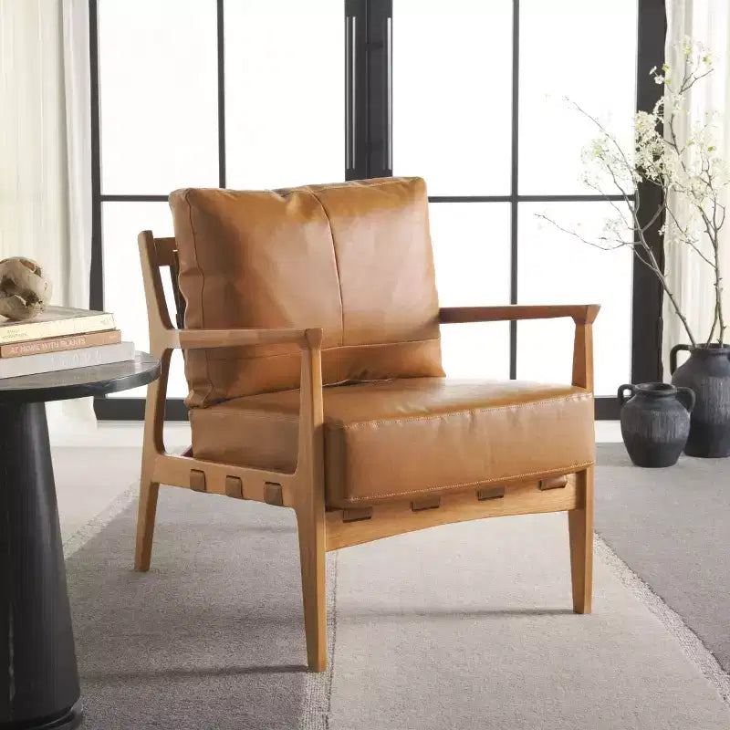 Fauteuil d'appoint - Caramel/Naturel
