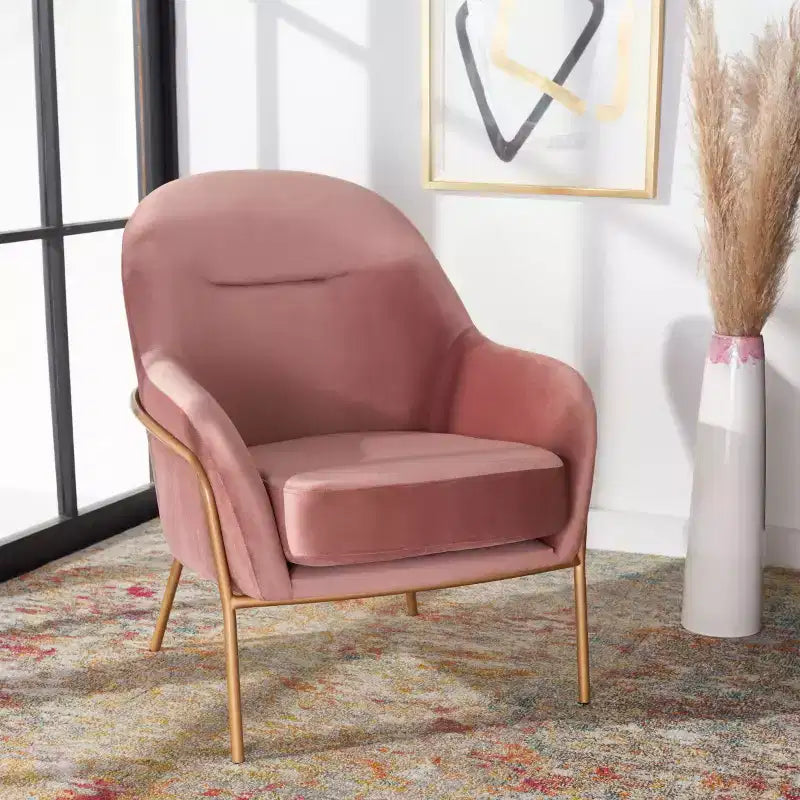 Fauteuil d'appoint en velours