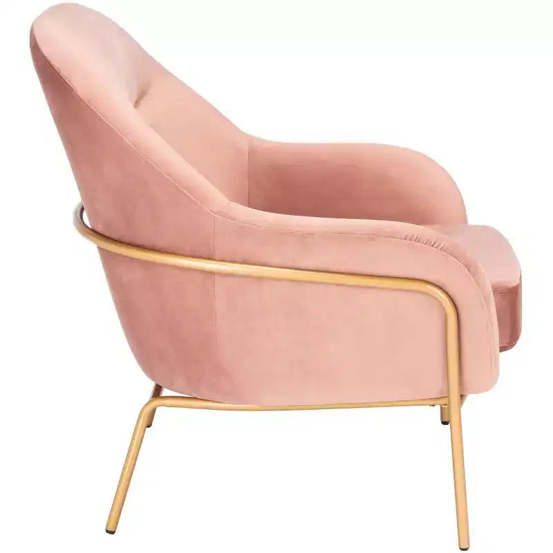 Fauteuil d'appoint en velours