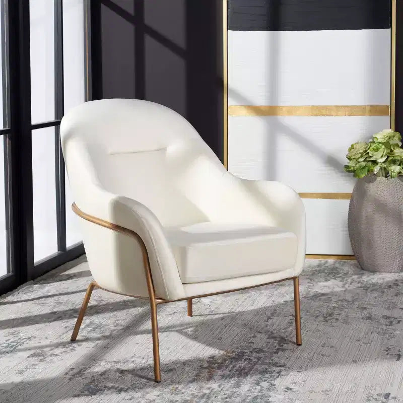 Fauteuil d'appoint en velours
