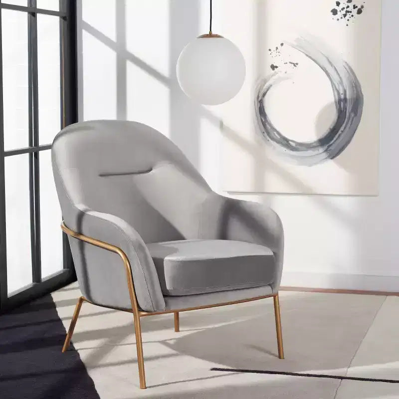 Fauteuil d'appoint en velours