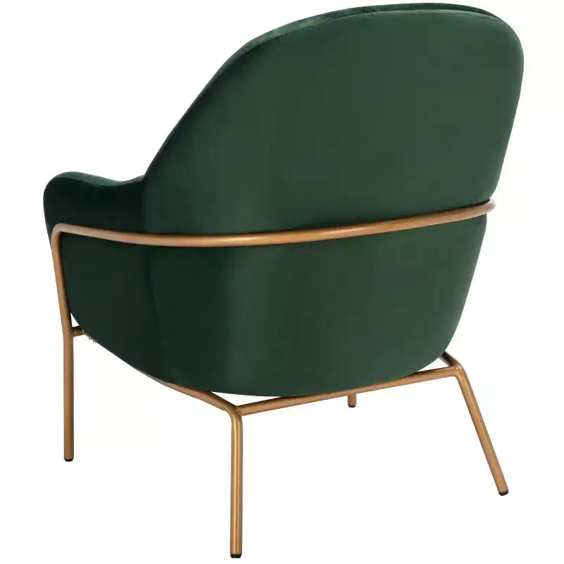 Fauteuil d'appoint en velours