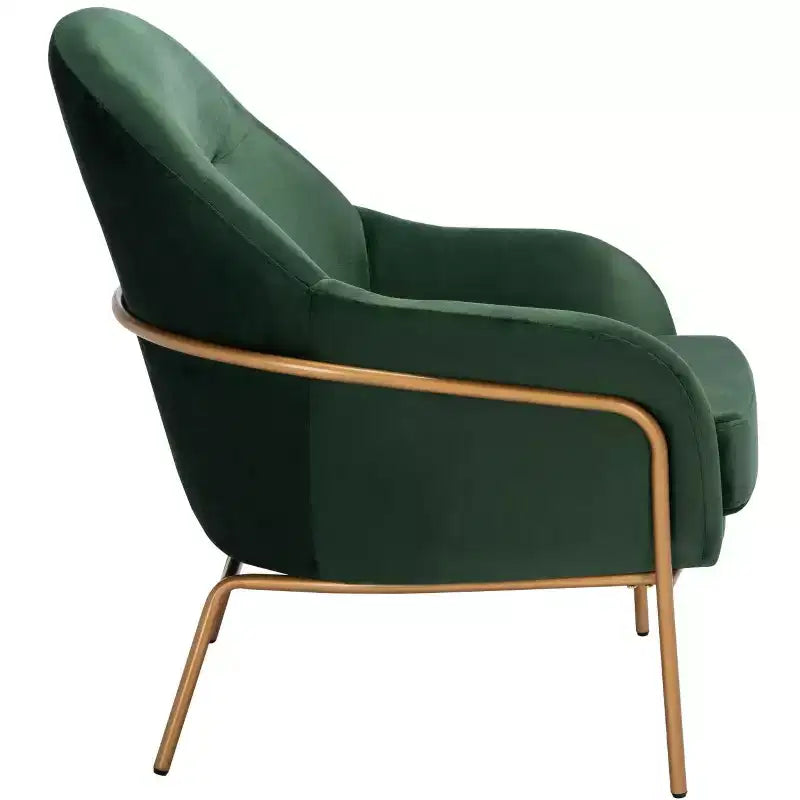 Fauteuil d'appoint en velours